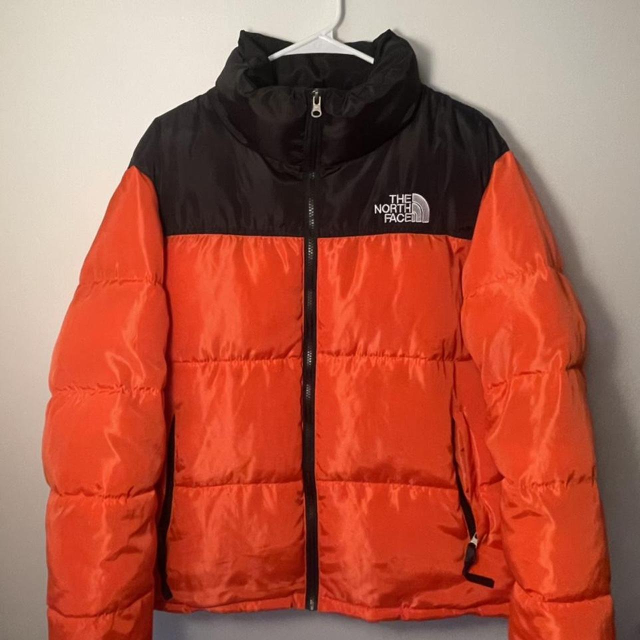 North face nuptse hot sale 1996 orange