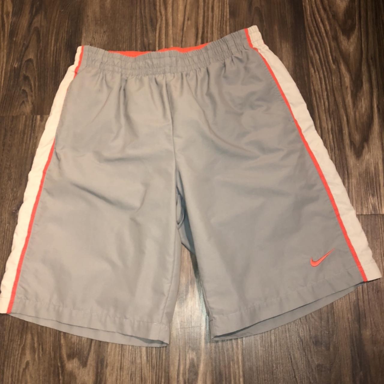 Nike shorts pink and grey what a fire color