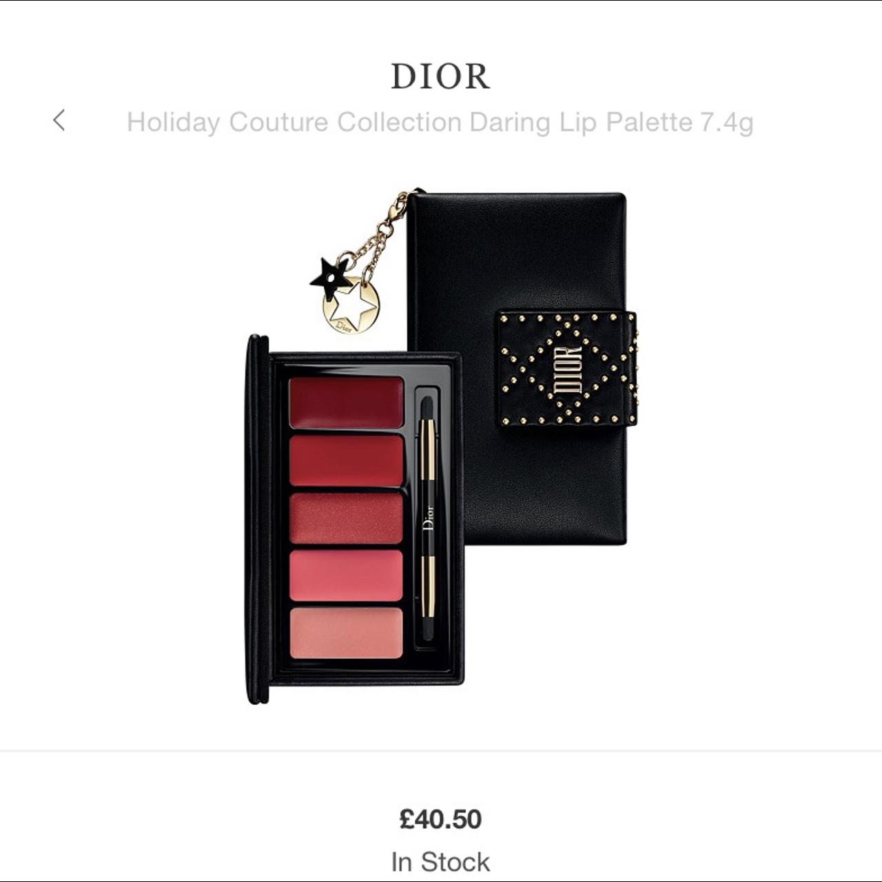 dior holiday couture collection daring lip palette