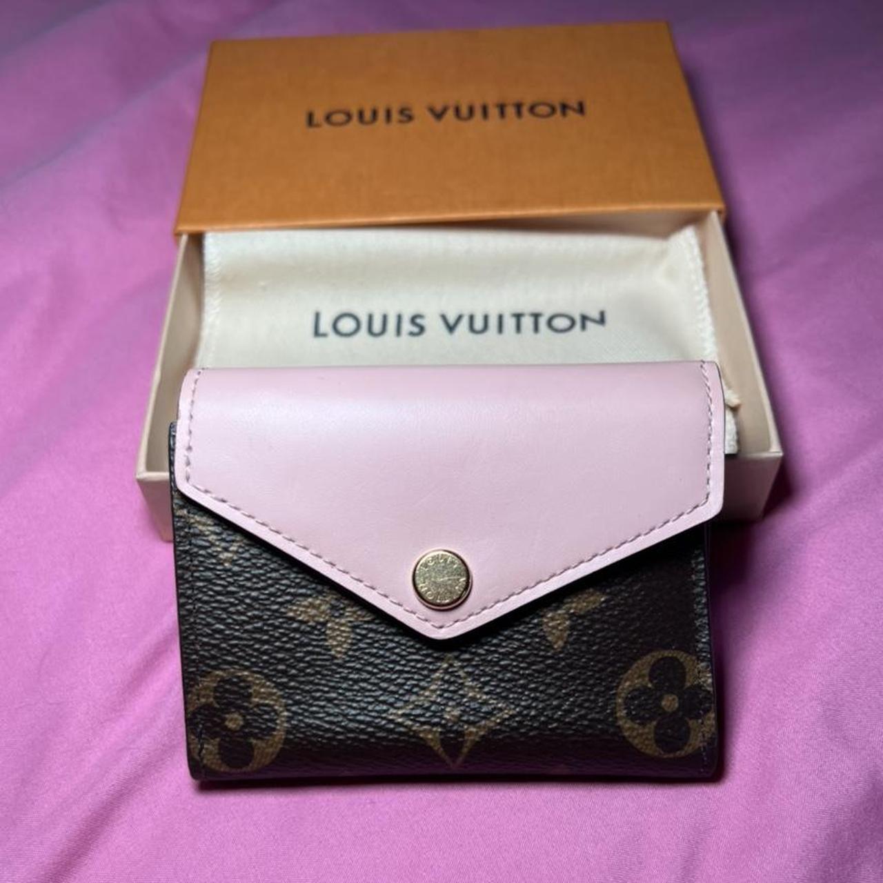 Louis Vuitton wallet with coin wallet insert Slight - Depop