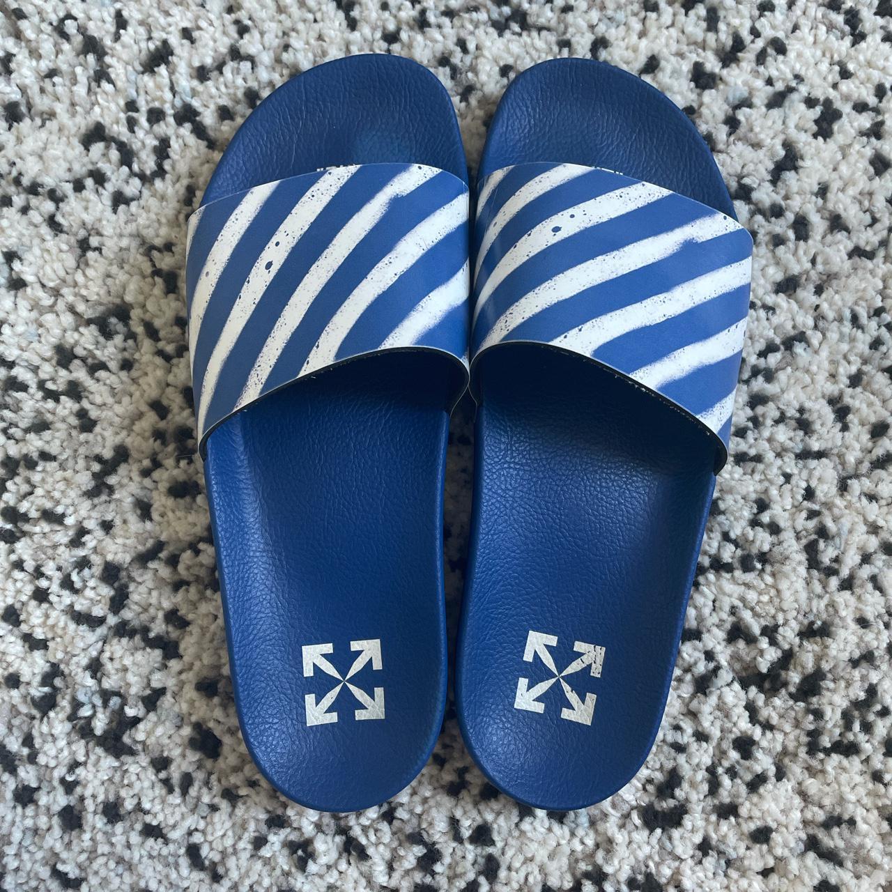 Off white hot sale spray slides