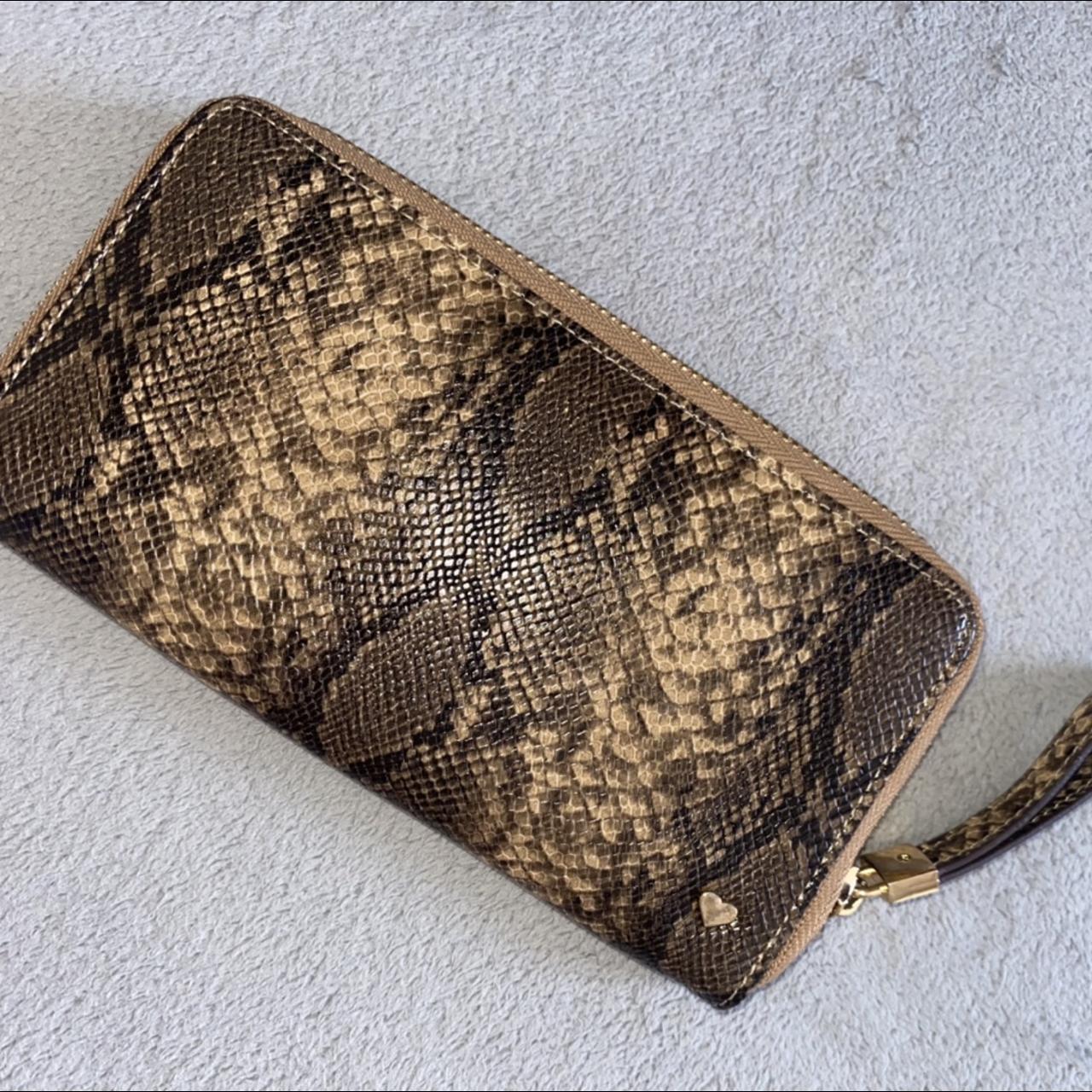 Purse - clutch snake print (card for size... - Depop