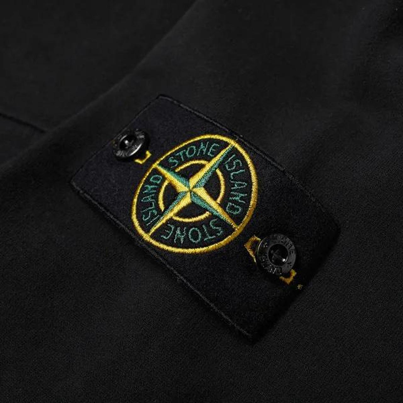 Stone Island Women's Black Hoodie | Depop