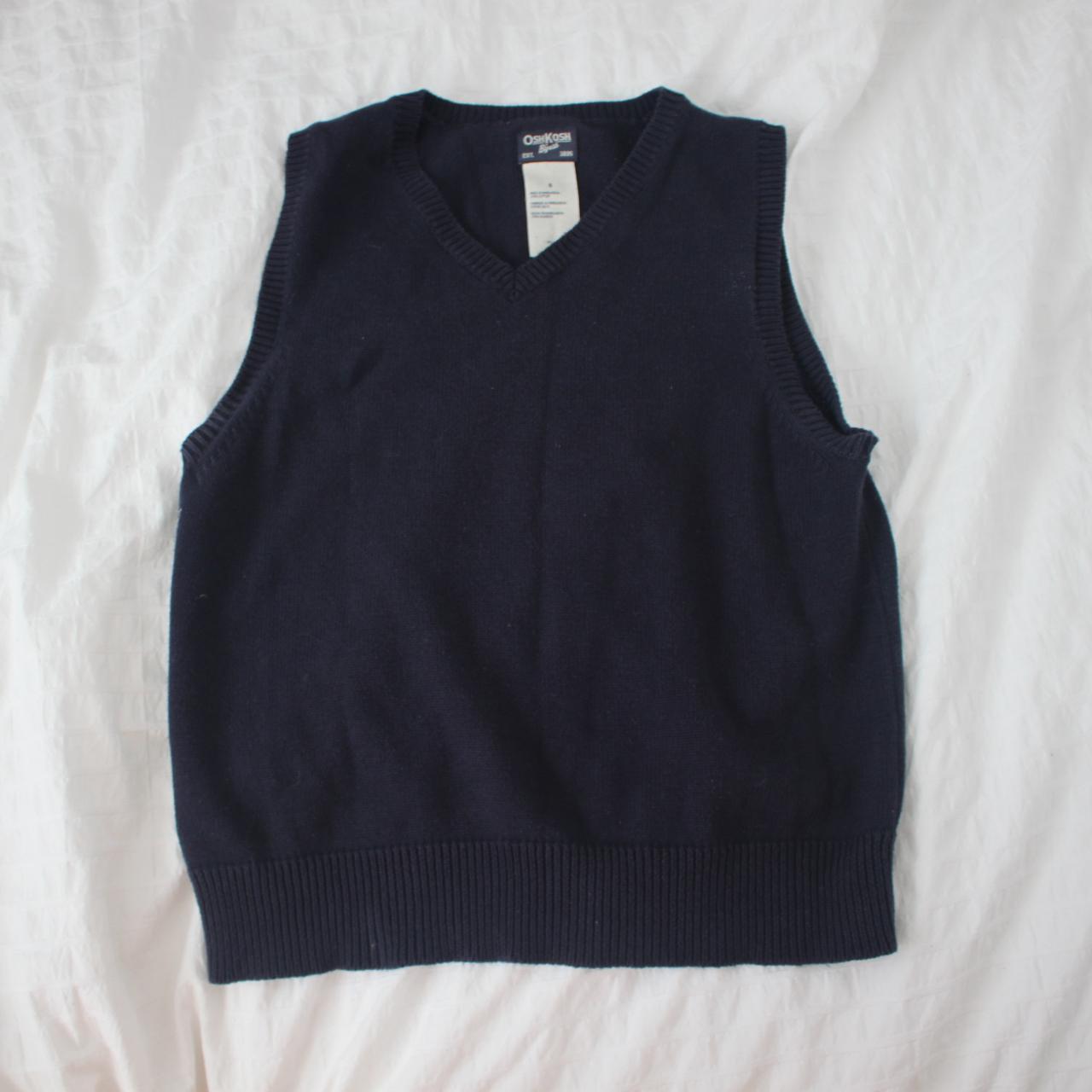 Women's Navy Vest | Depop