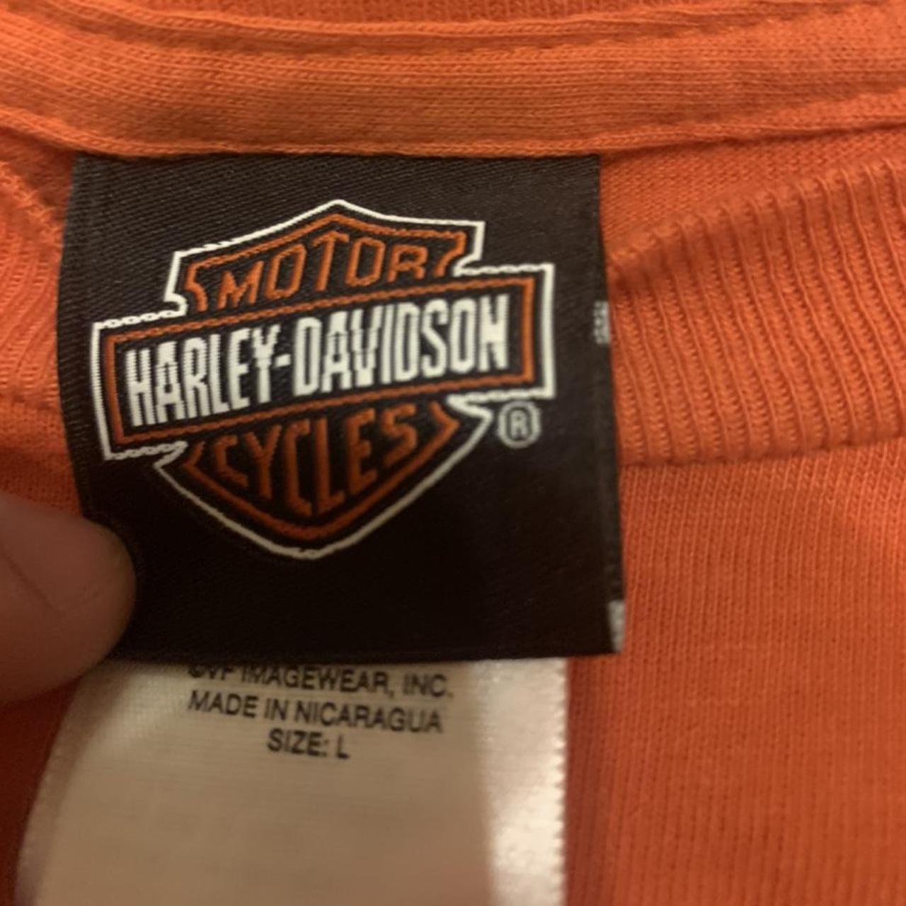 Harley Davidson North Carolina long sleeve shirt... - Depop