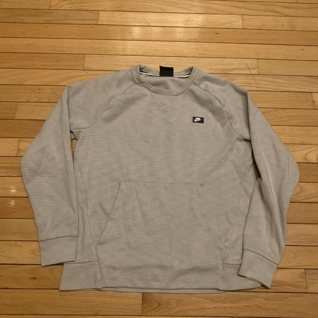 nike crewneck tan