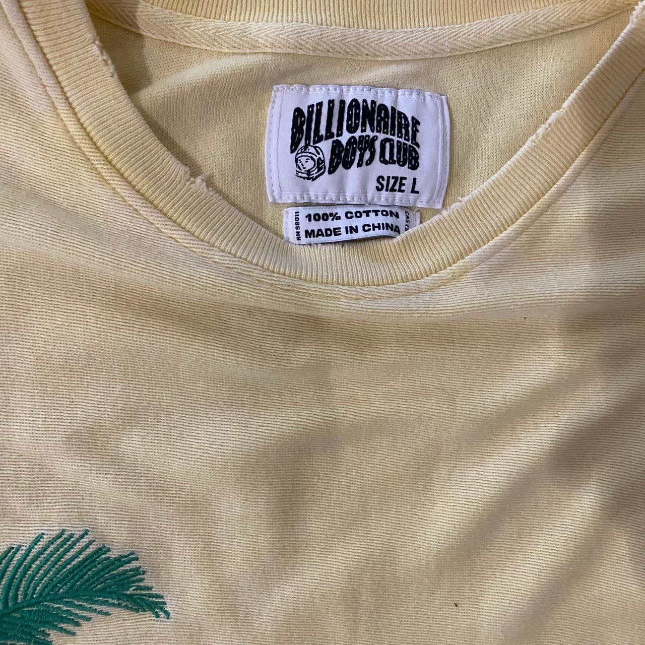 Billionaire Boys Club embroidered graphic t... - Depop