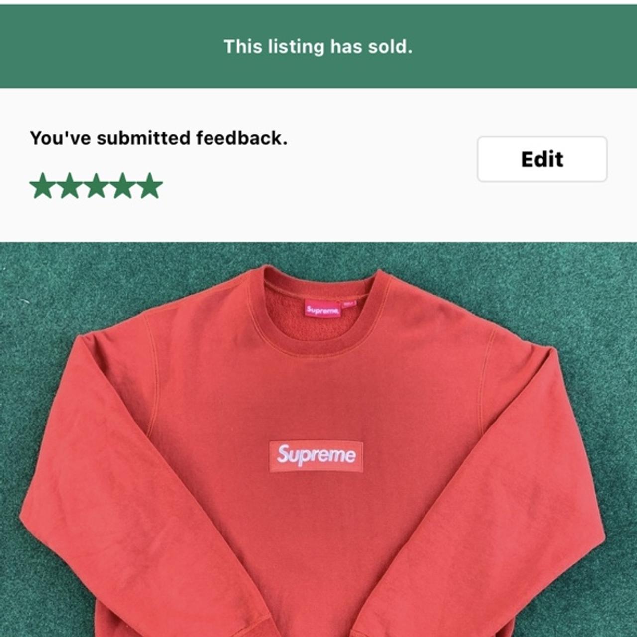 Supreme rust outlet box logo