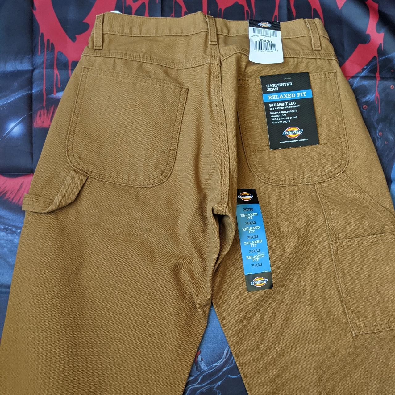 Dickies Duck Carpenter Pants Brown 30x30 Brand Depop 5756