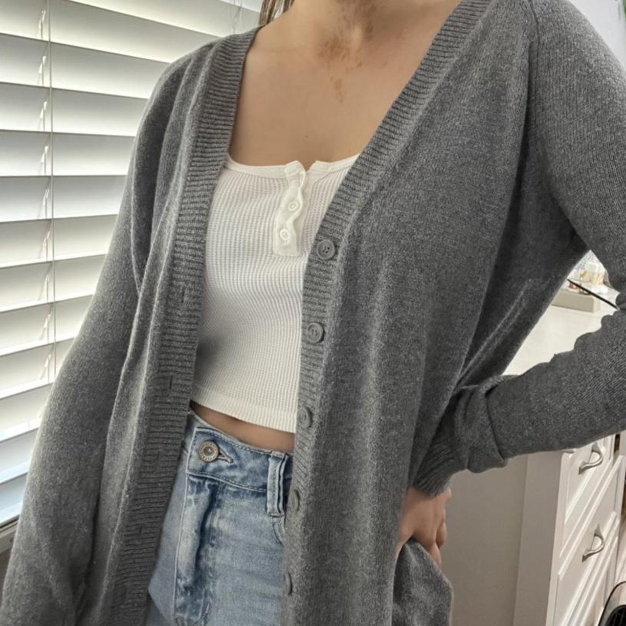 Super Soft Gray Cardigan