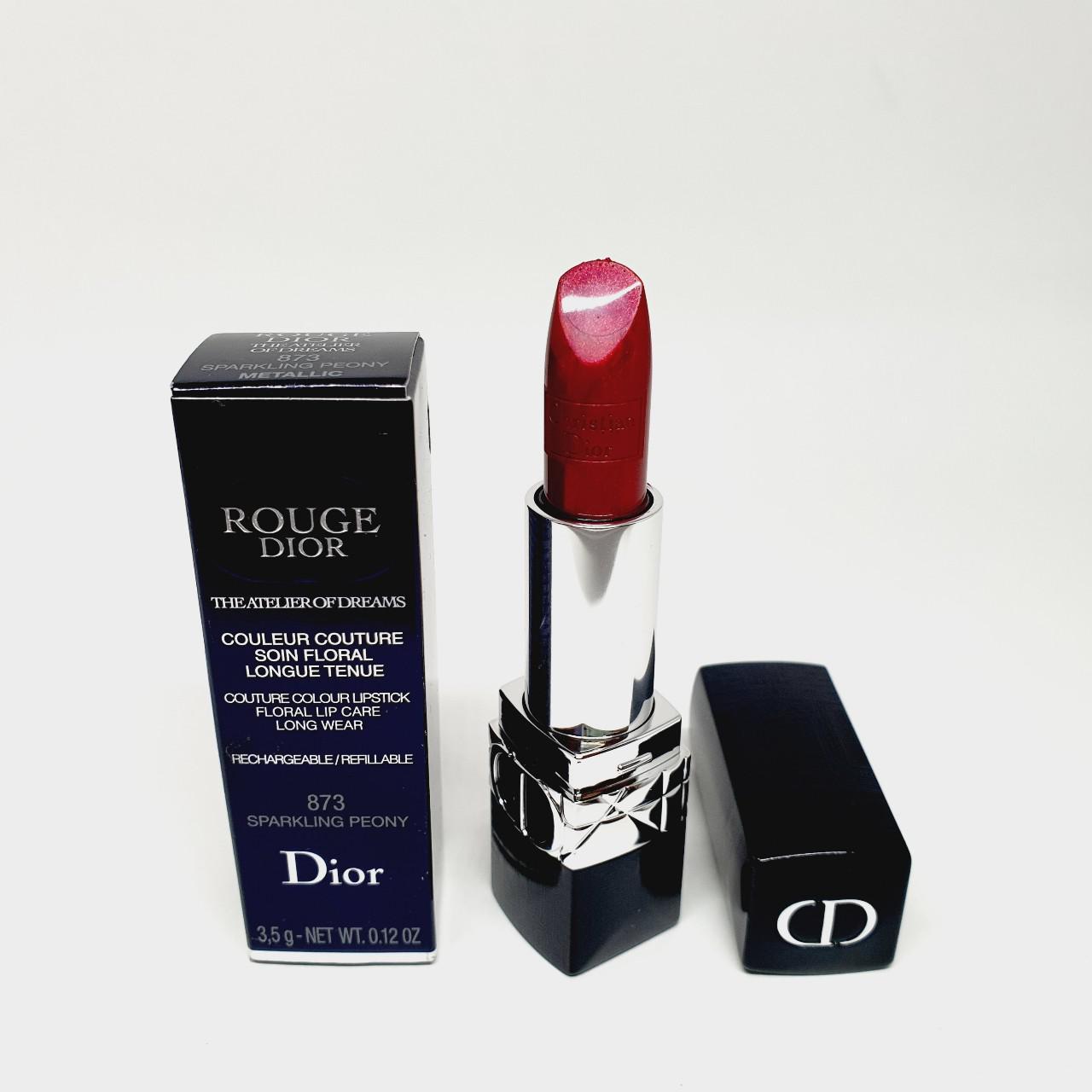 Dior Sparkling Peony (873) Rouge Dior Lip Color (2021) Review Swatches ...