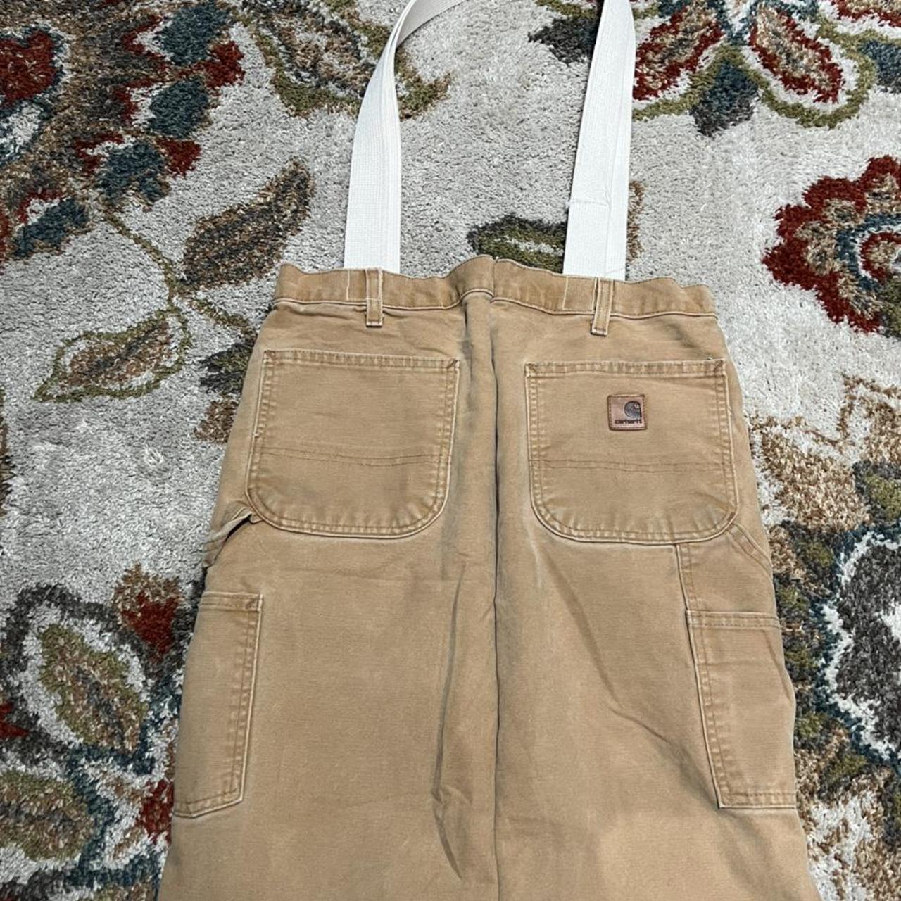 CUSTOM UPCYCLED CARHARTT TOTE BAG THIS IS A UNIQUE... - Depop