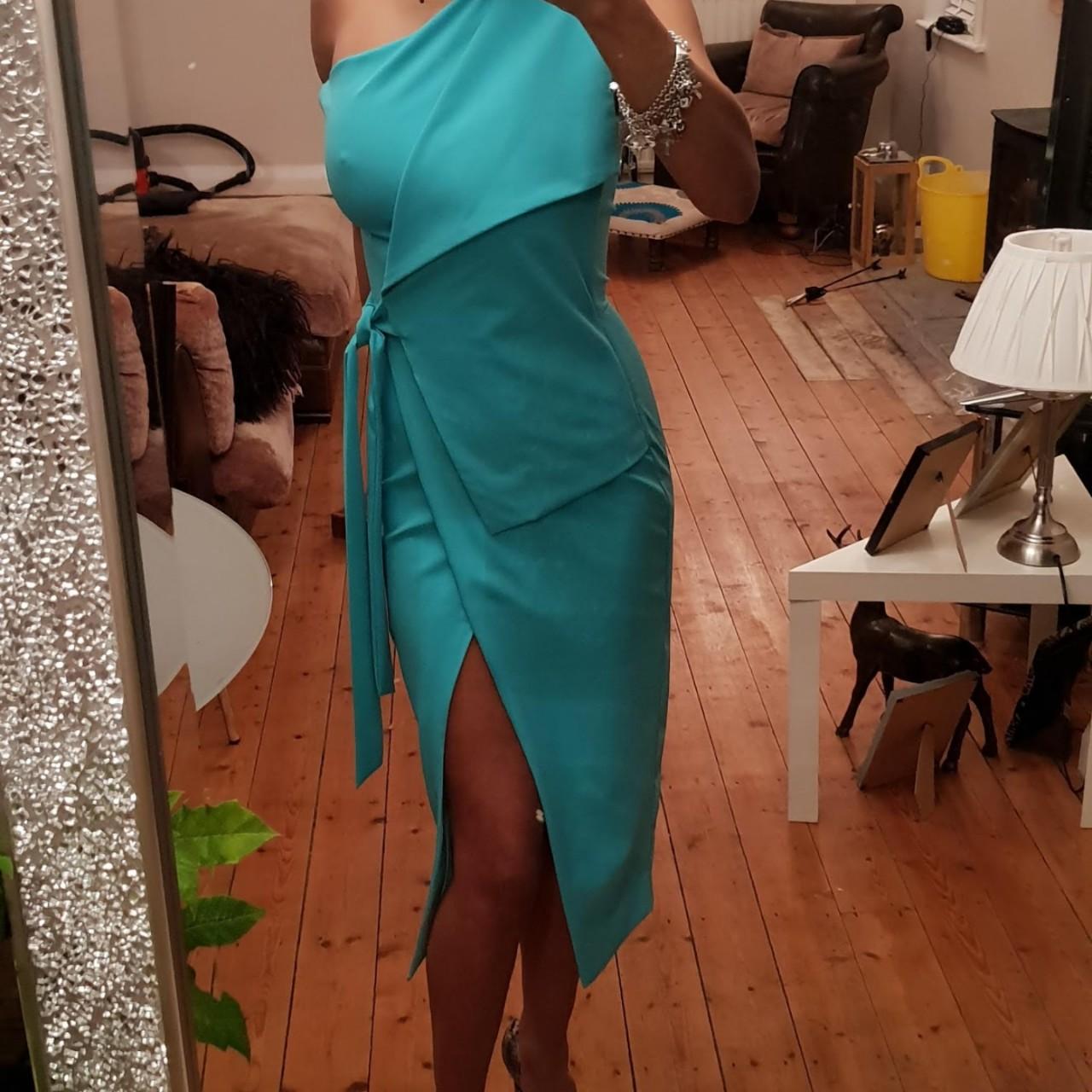 Lavish alice turquoise dress hotsell