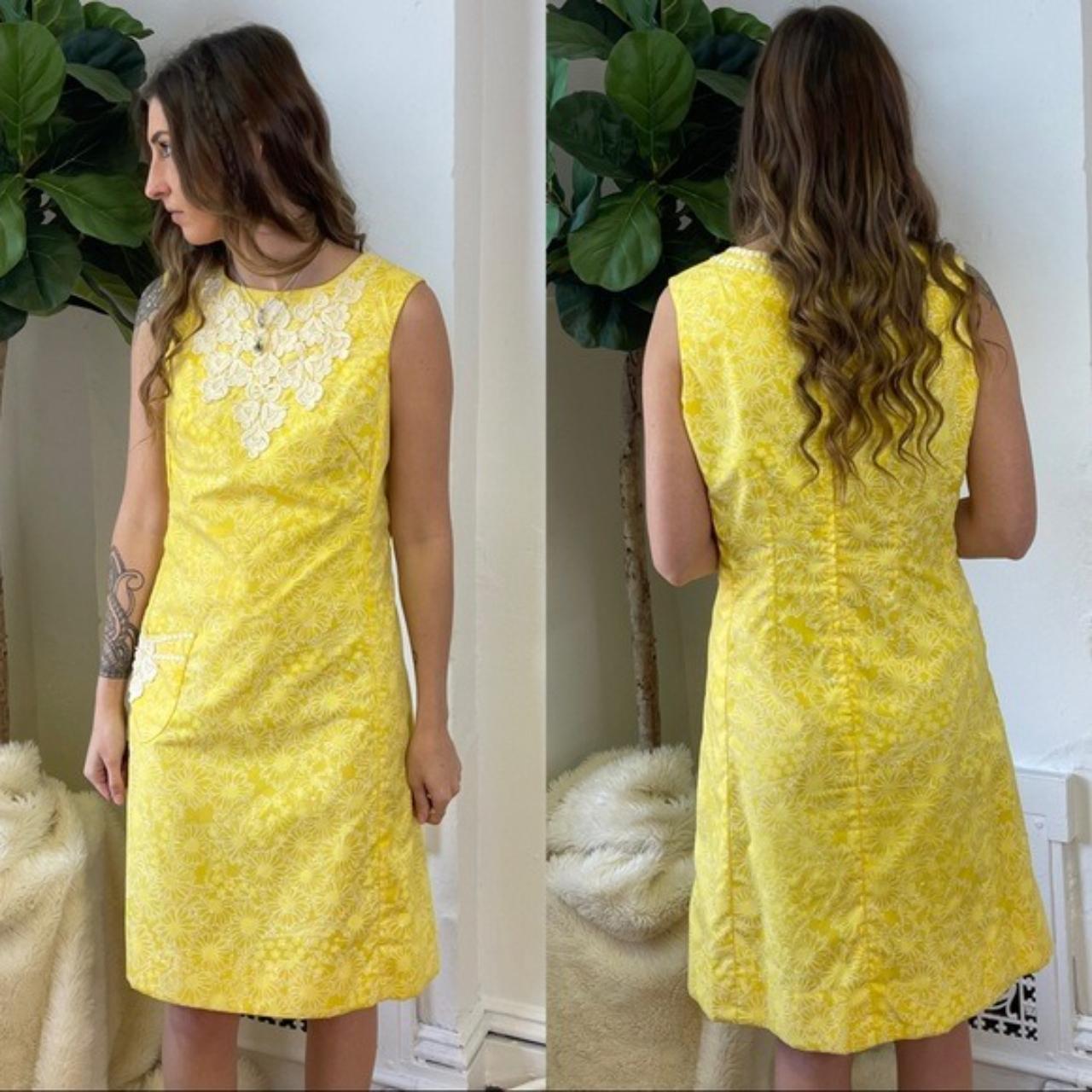 lilly pulitzer yellow shift dress