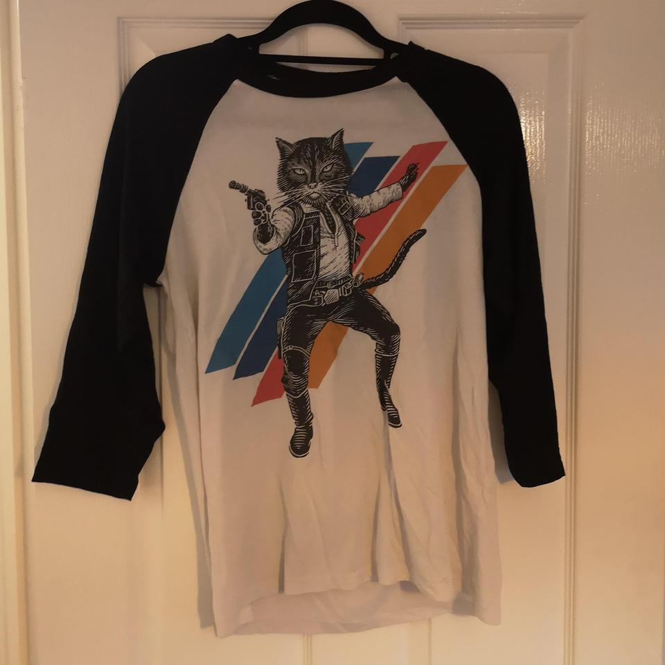 cat han solo shirt