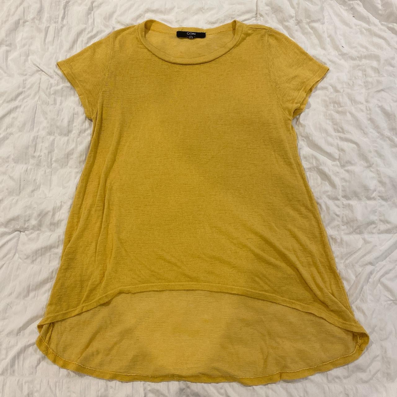 Product Image 1 - -yellow short sleeve top
-size small
-barely
