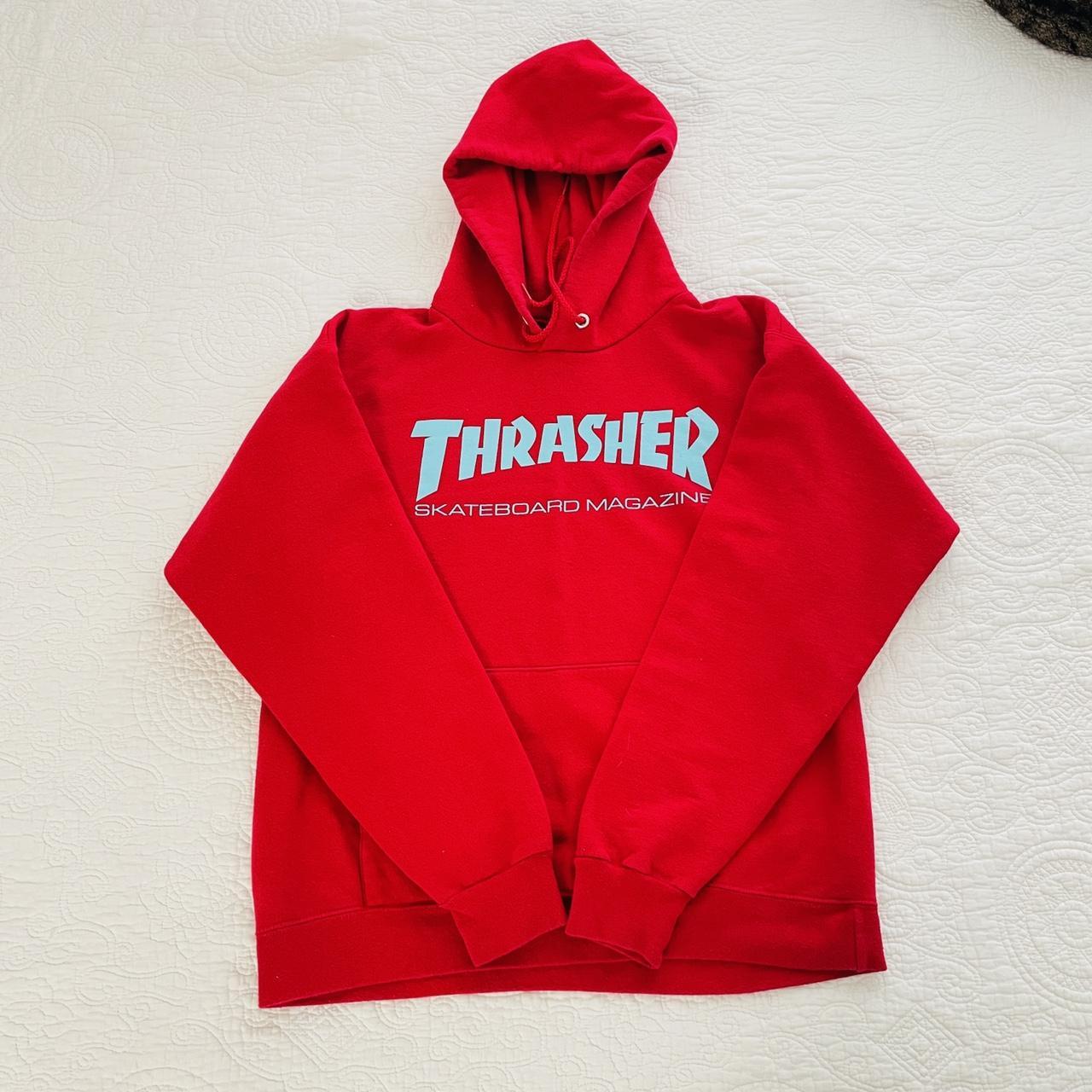 Thrasher discount hoodie red