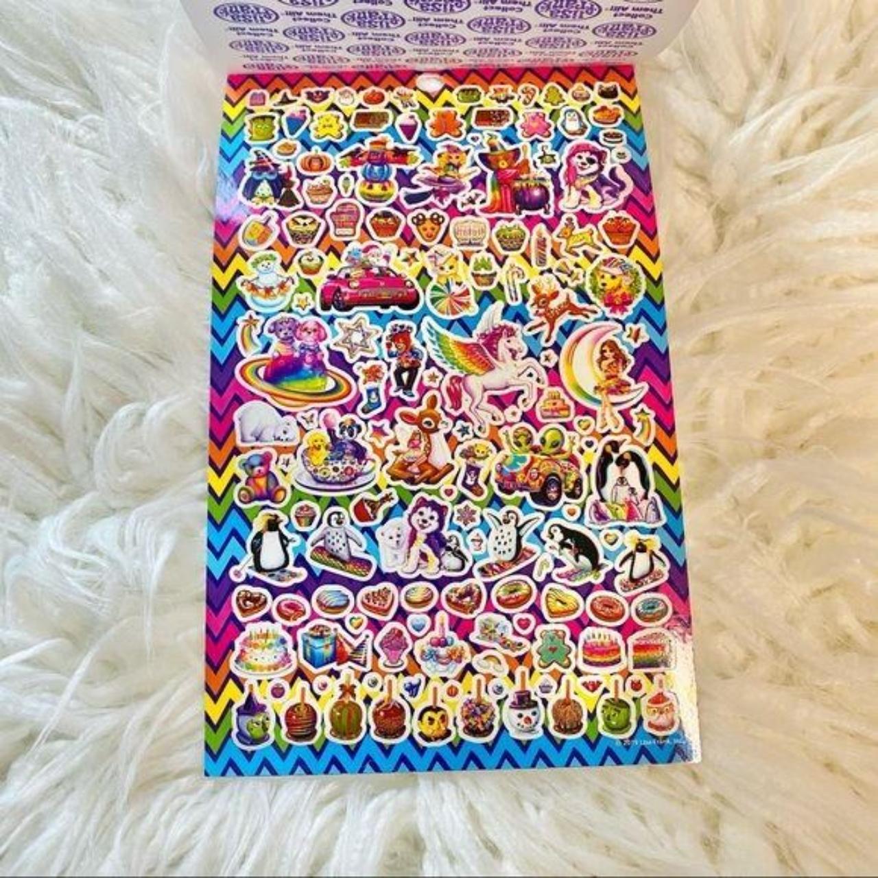 LISA FRANK STICKERS - 80+ stickers on this sheet - - Depop