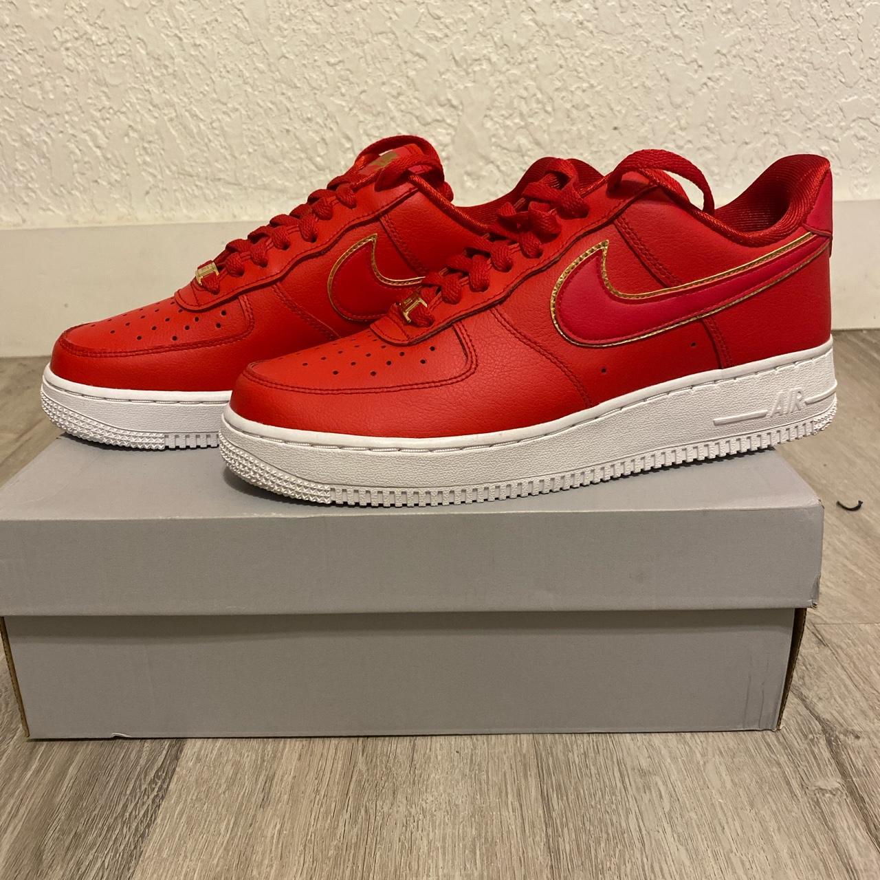 air force red and gold