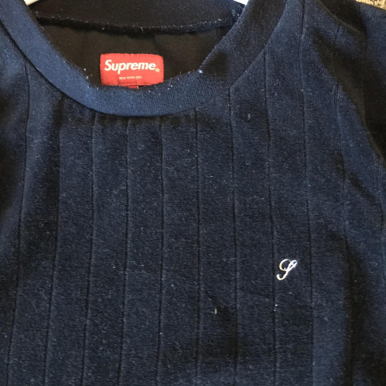 supreme sweater slightly used #supreme #sweater - Depop