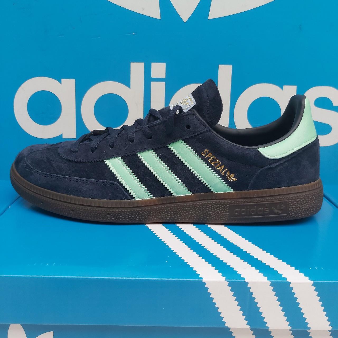 Handball Spezial Collegiate navy colourway with a... - Depop