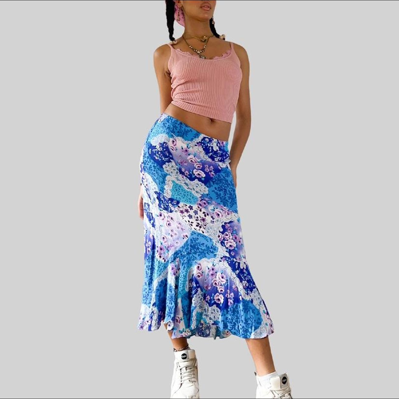 Product Image 4 - patchwork floral maxi skirt ▫️
