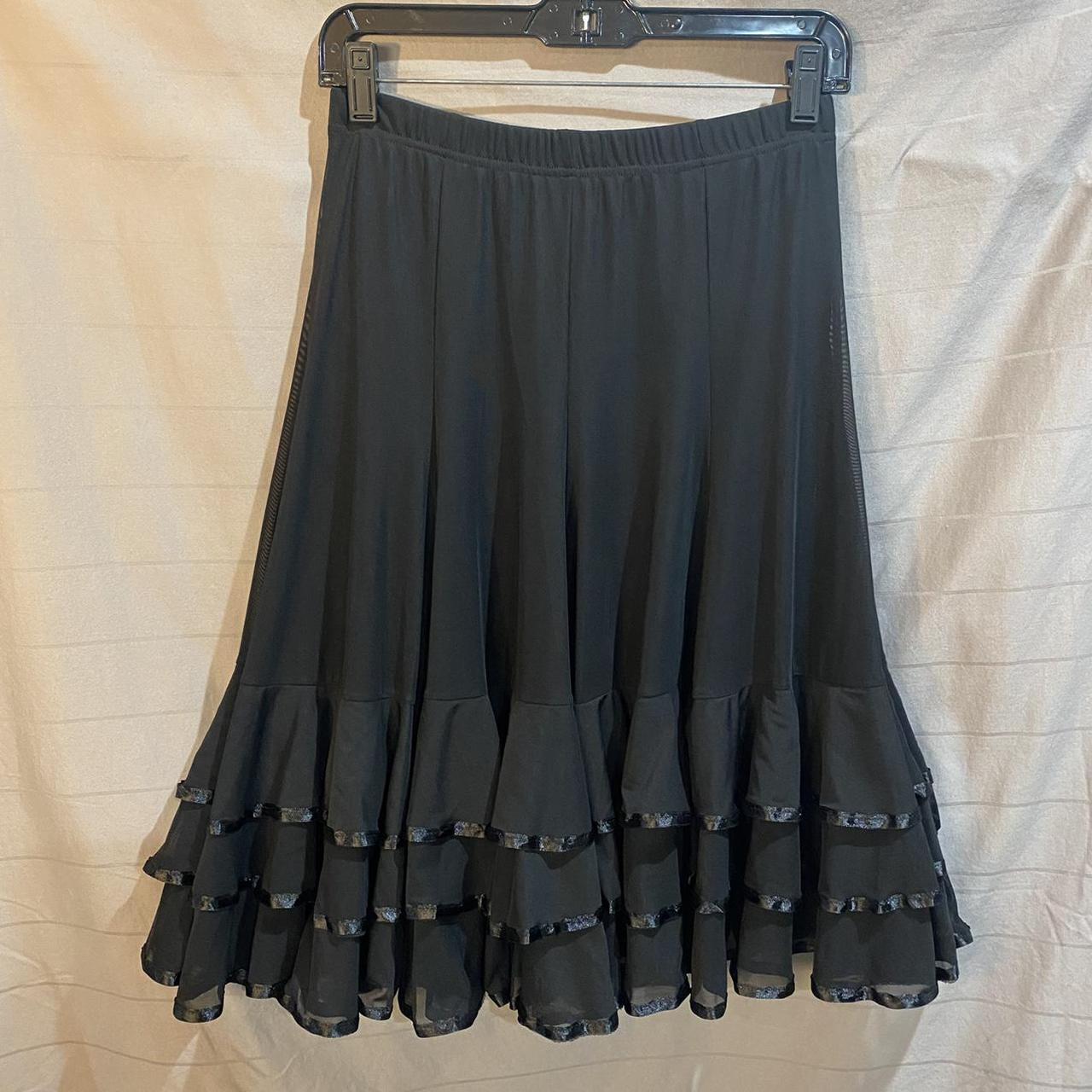 Very full ruffle tiered petticoat skirt. No tag for... - Depop