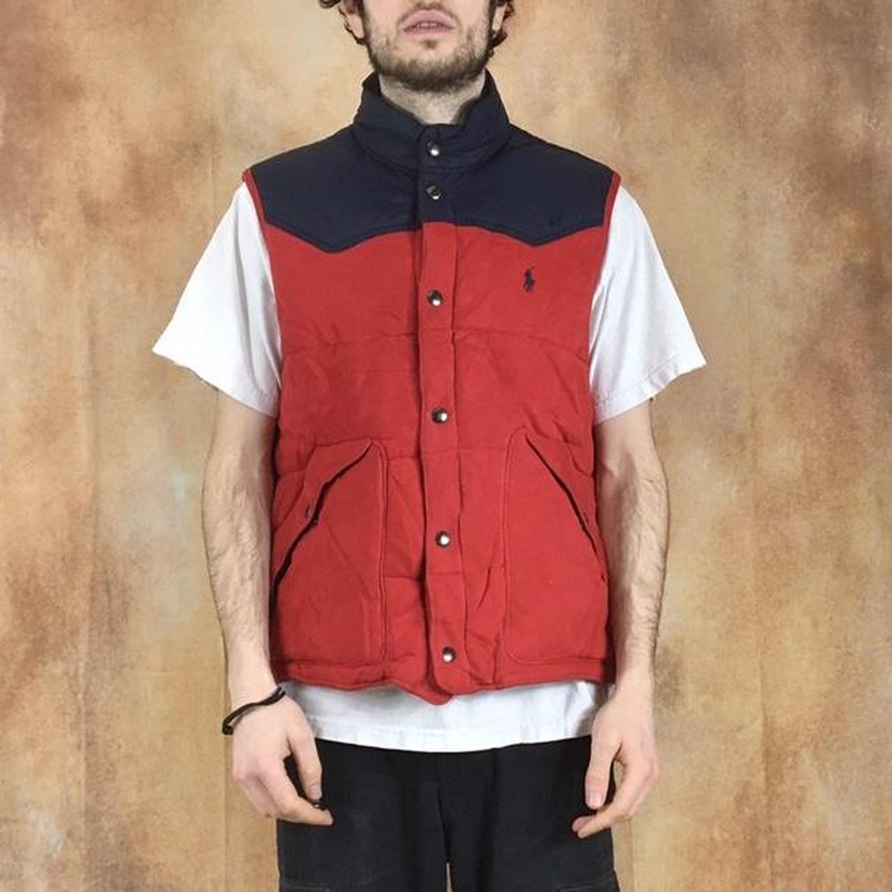 Ralph lauren hot sale gilet red