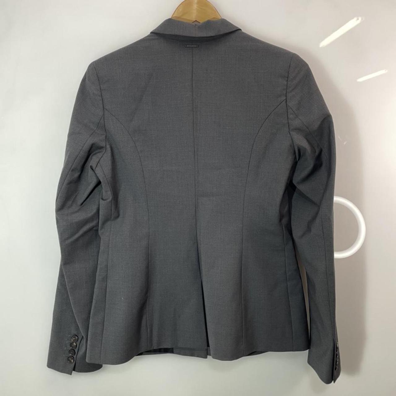 Calvin Klein Grey Smart Suit Jacket - Size... - Depop