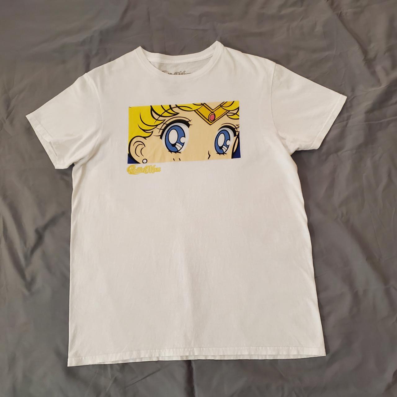 Sailor Moon eyes white t-shirt. Size M (see... - Depop