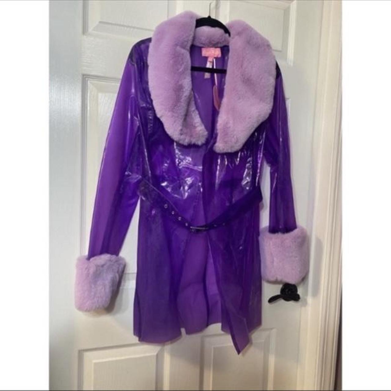 Dolls Kill Women's Purple Coat Depop