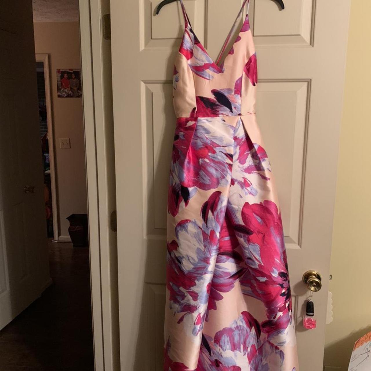 Jcpenney floral 2025 prom dress