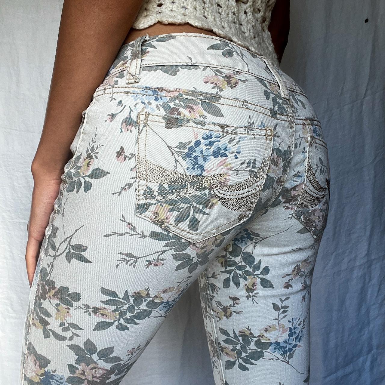 Printed Jeans - Beige/patterned - Ladies