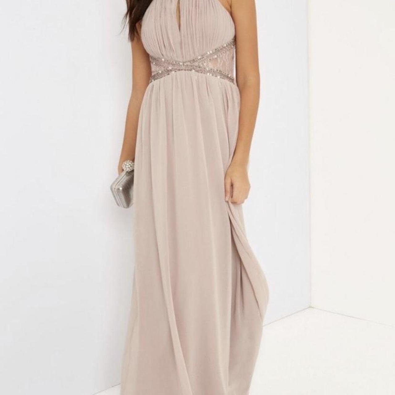 Little mistress mink embellished maxi dress sale