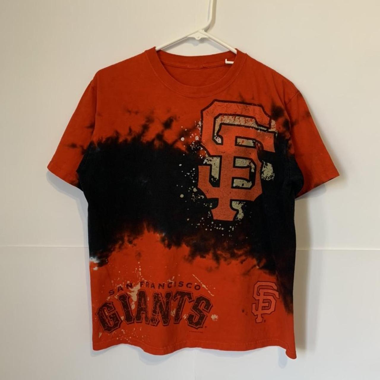 Tie Dye San Francisco Giants Baseball Shirt On the - Depop