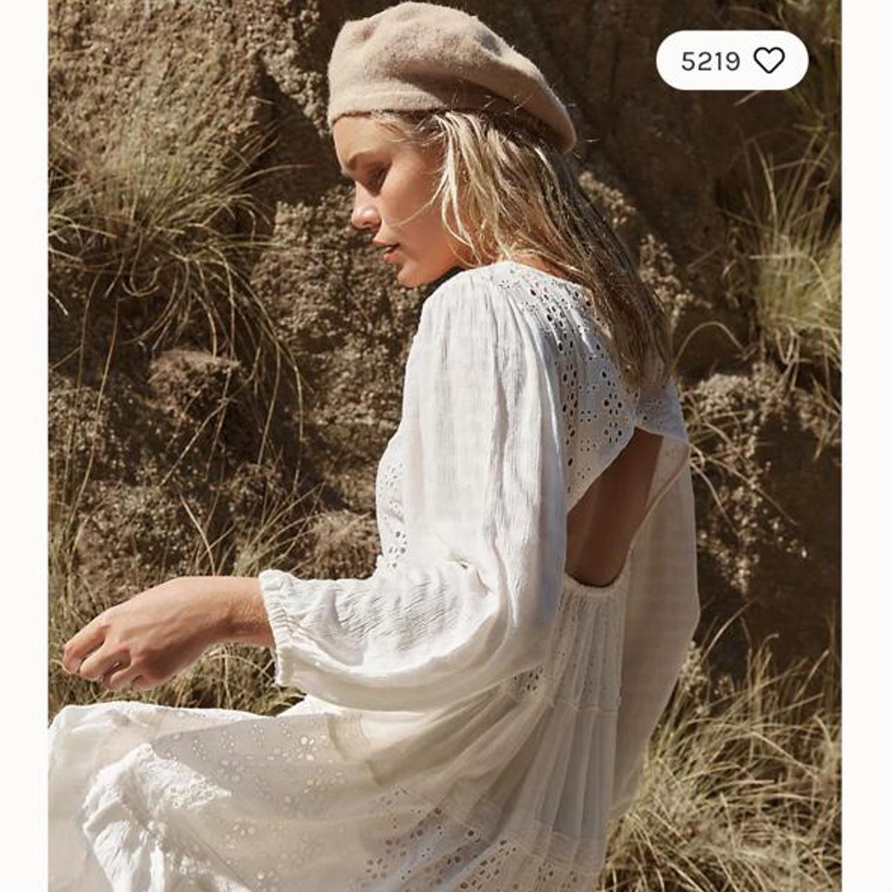 Free People Mockingbird Maxi Dress in Ivory,