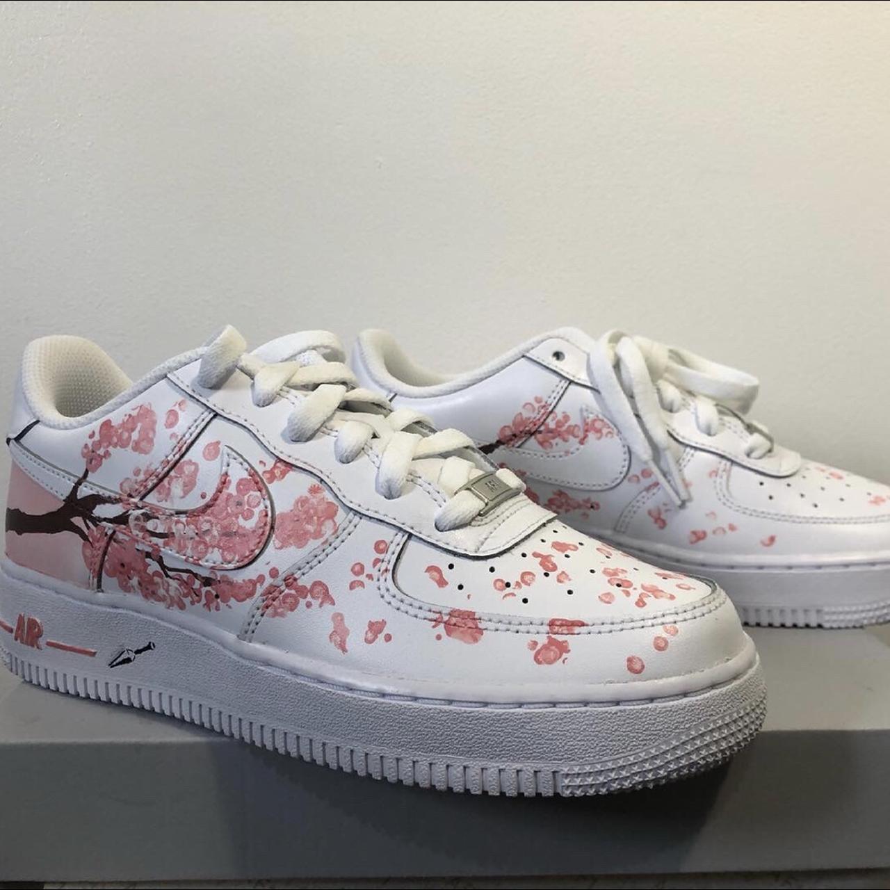 custom af1 cherry blossom