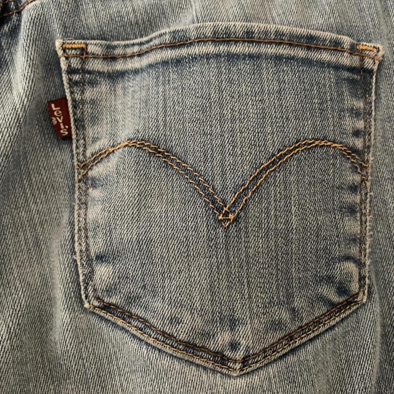 Genuine y2k Levi 501 bootcut jeans, waist 28 leg 30.... - Depop