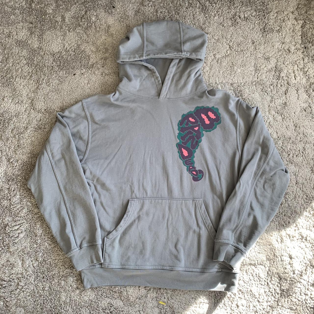 Brain Dead Men's Grey Hoodie 