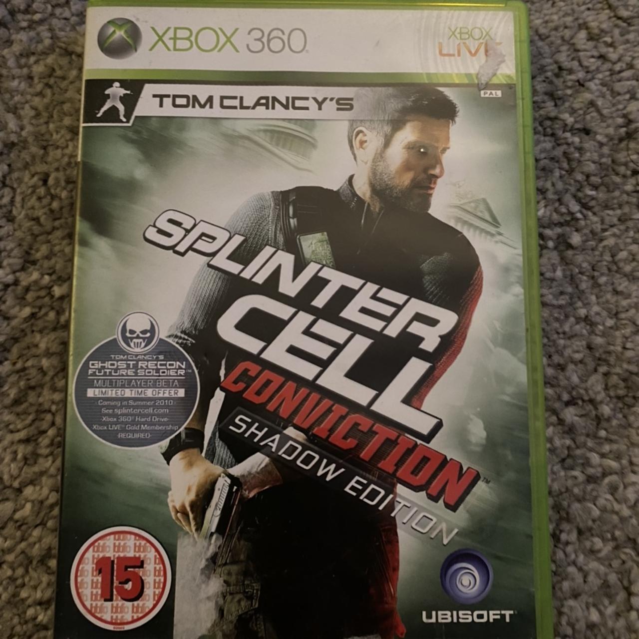 Tom Clancy's SPLINTER CELL Conviction Vintage Xbox 360 
