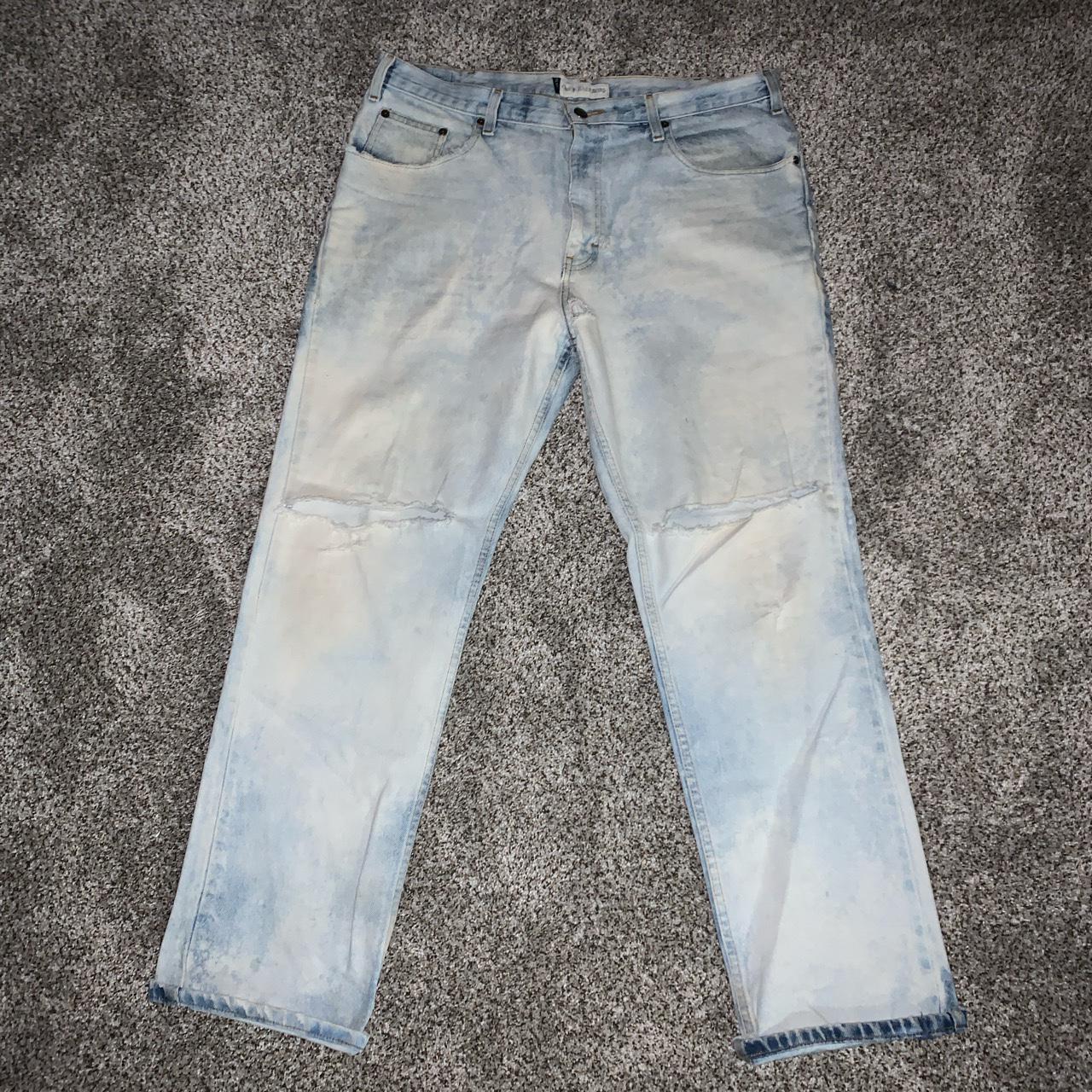Canyon River Blues Men's Blue and White Jeans (2)