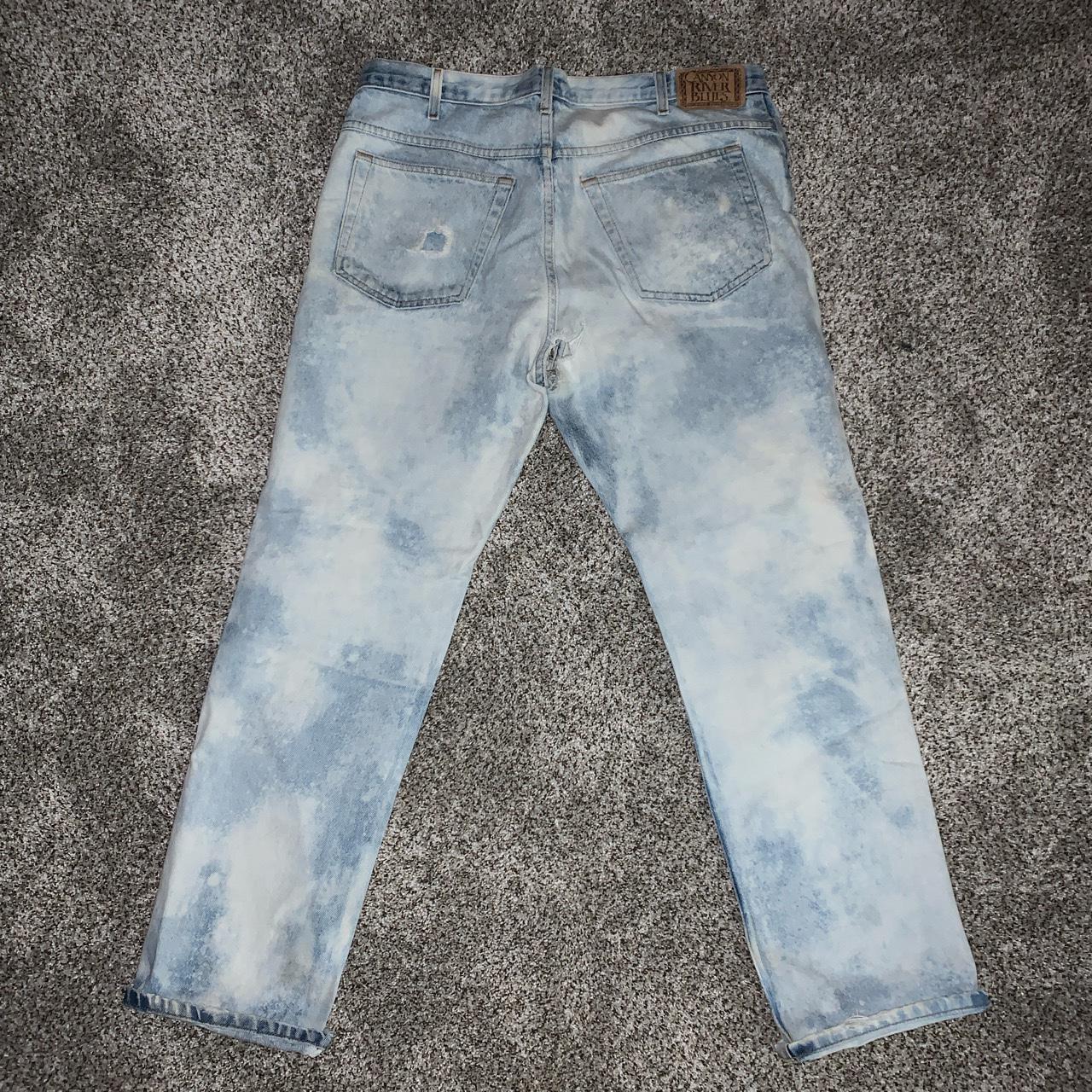 Canyon River Blues Men's Blue and White Jeans (3)