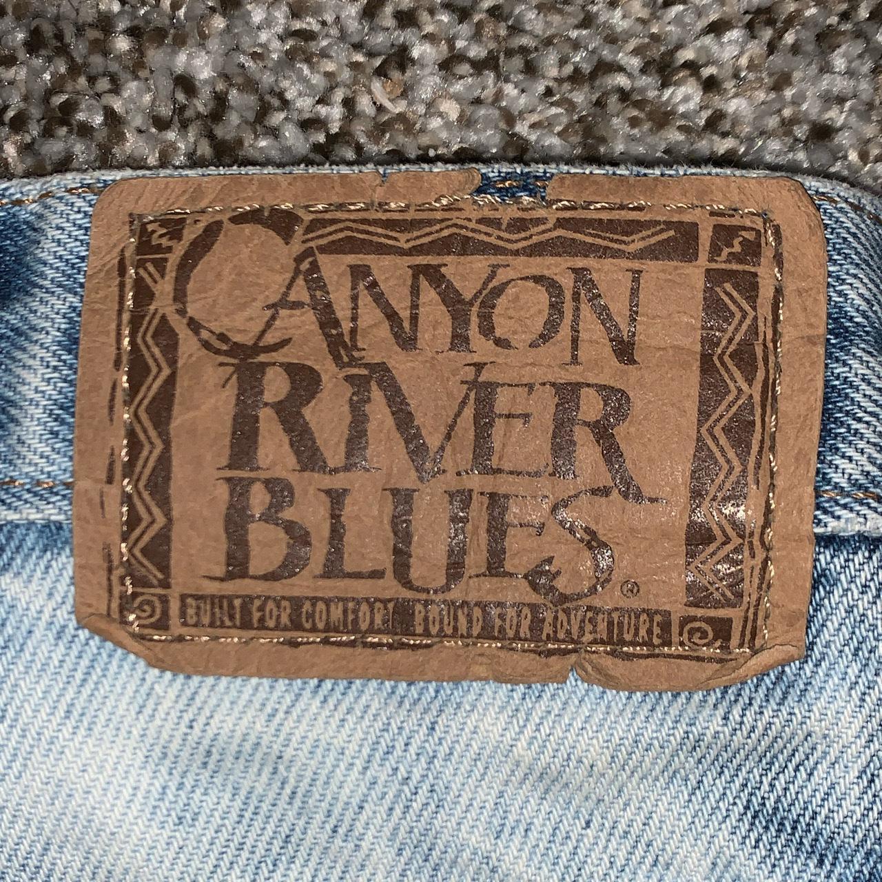 Canyon River Blues Men's Blue and White Jeans (4)