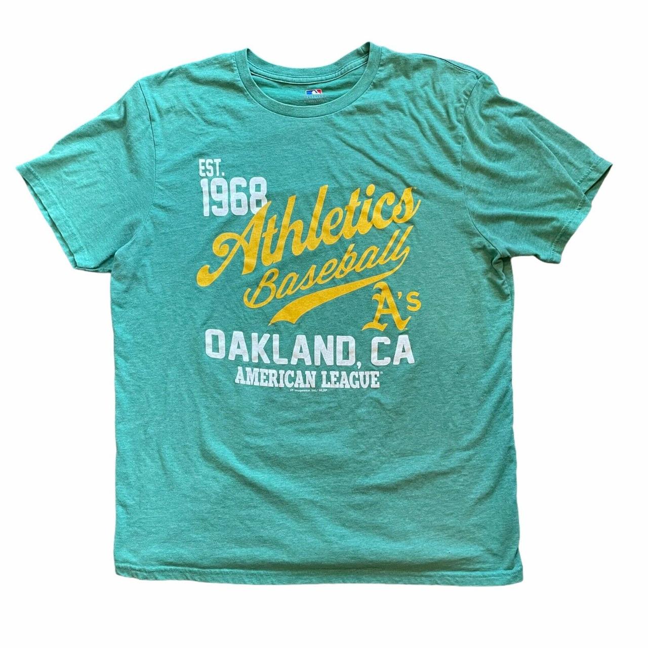 Oakland Athletics baseball est. 1968 American league logo shirt