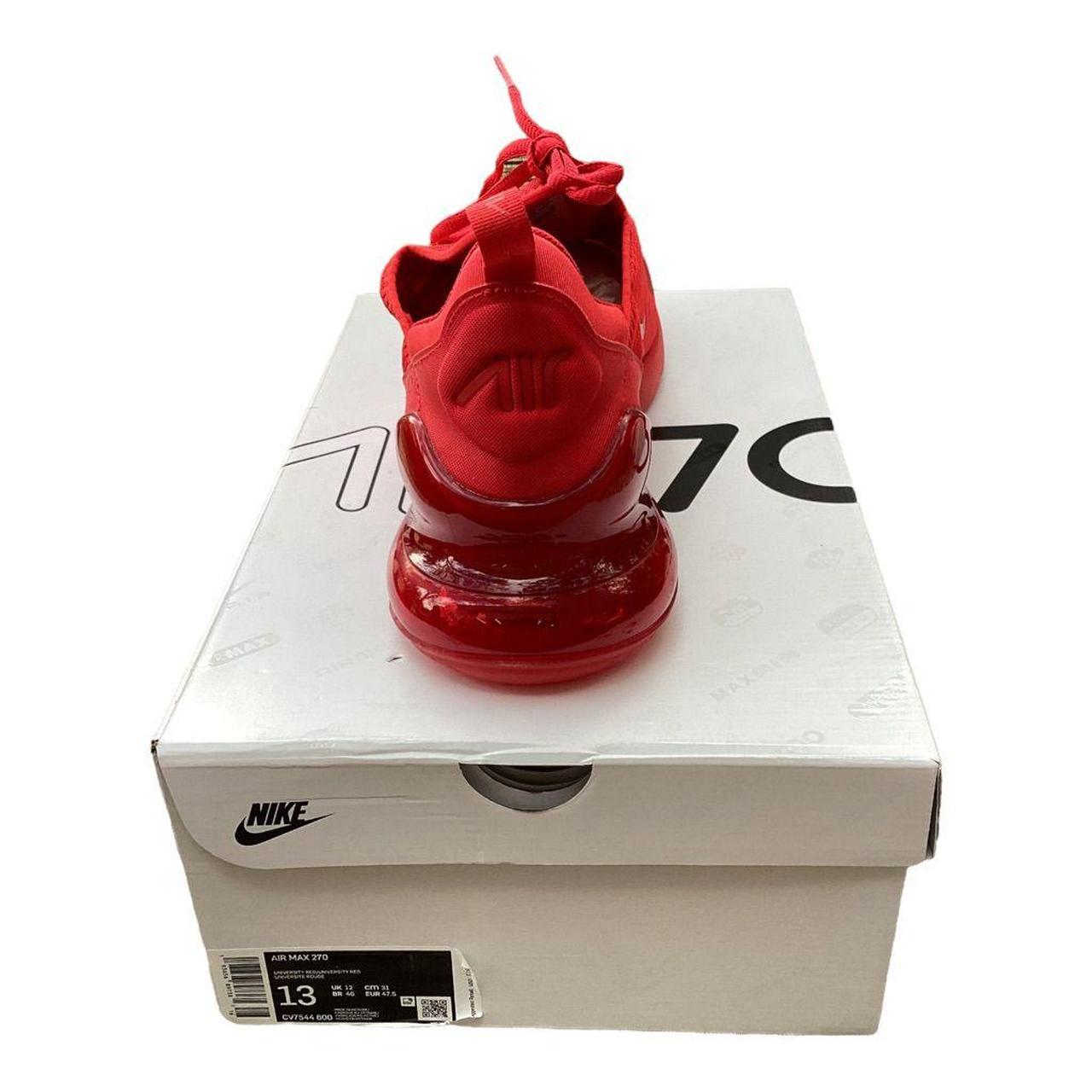 nike air max 270 triple red