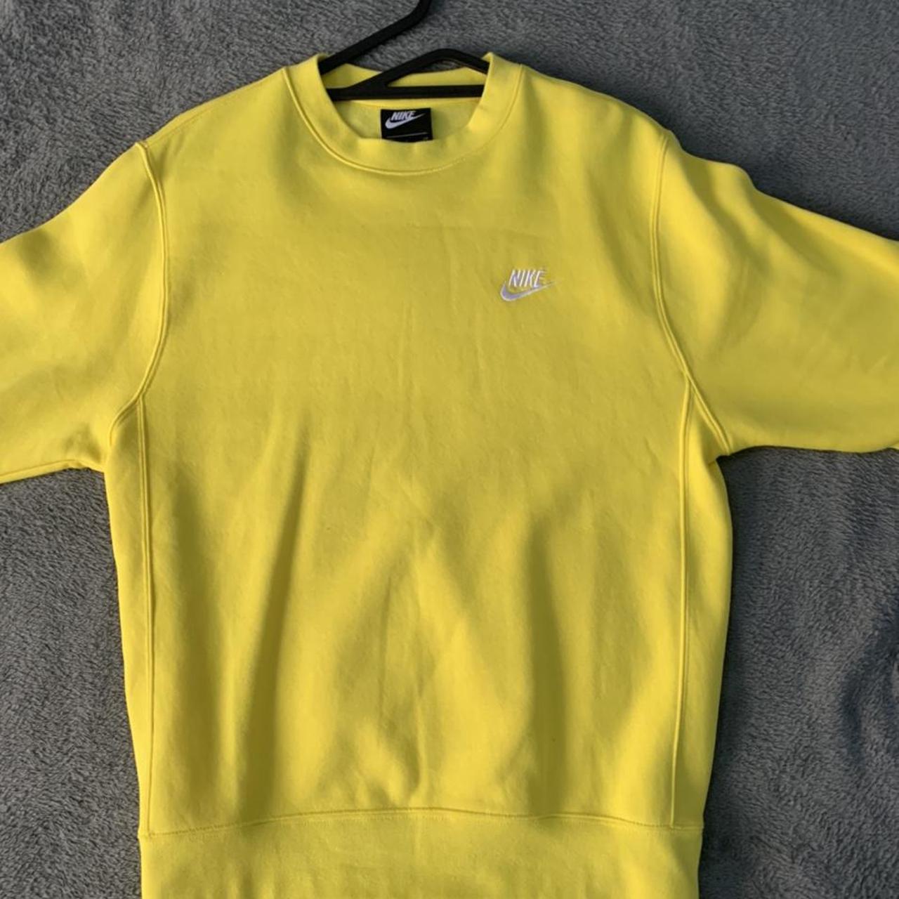 yellow nike bag