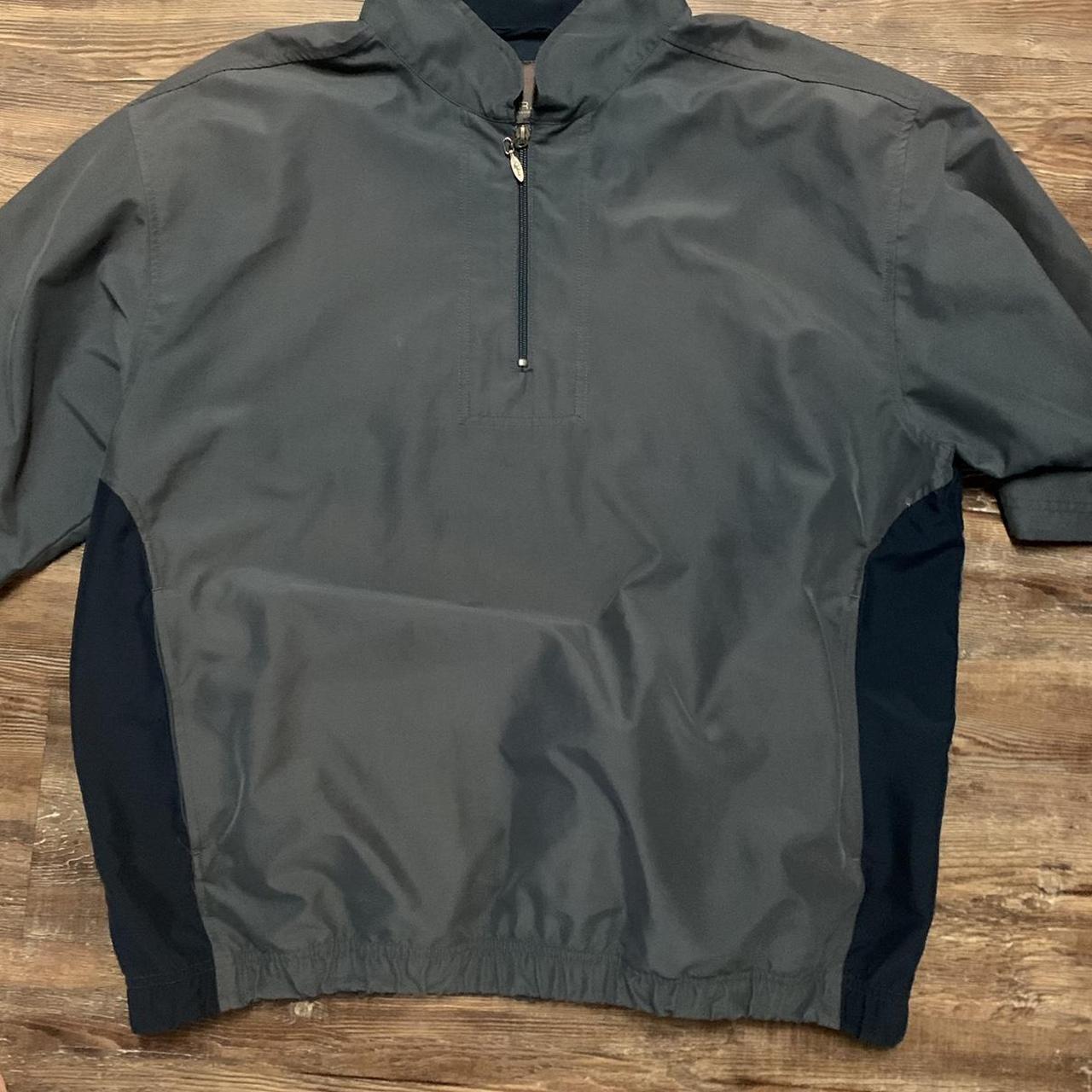 quarter zip short sleeve windbreaker