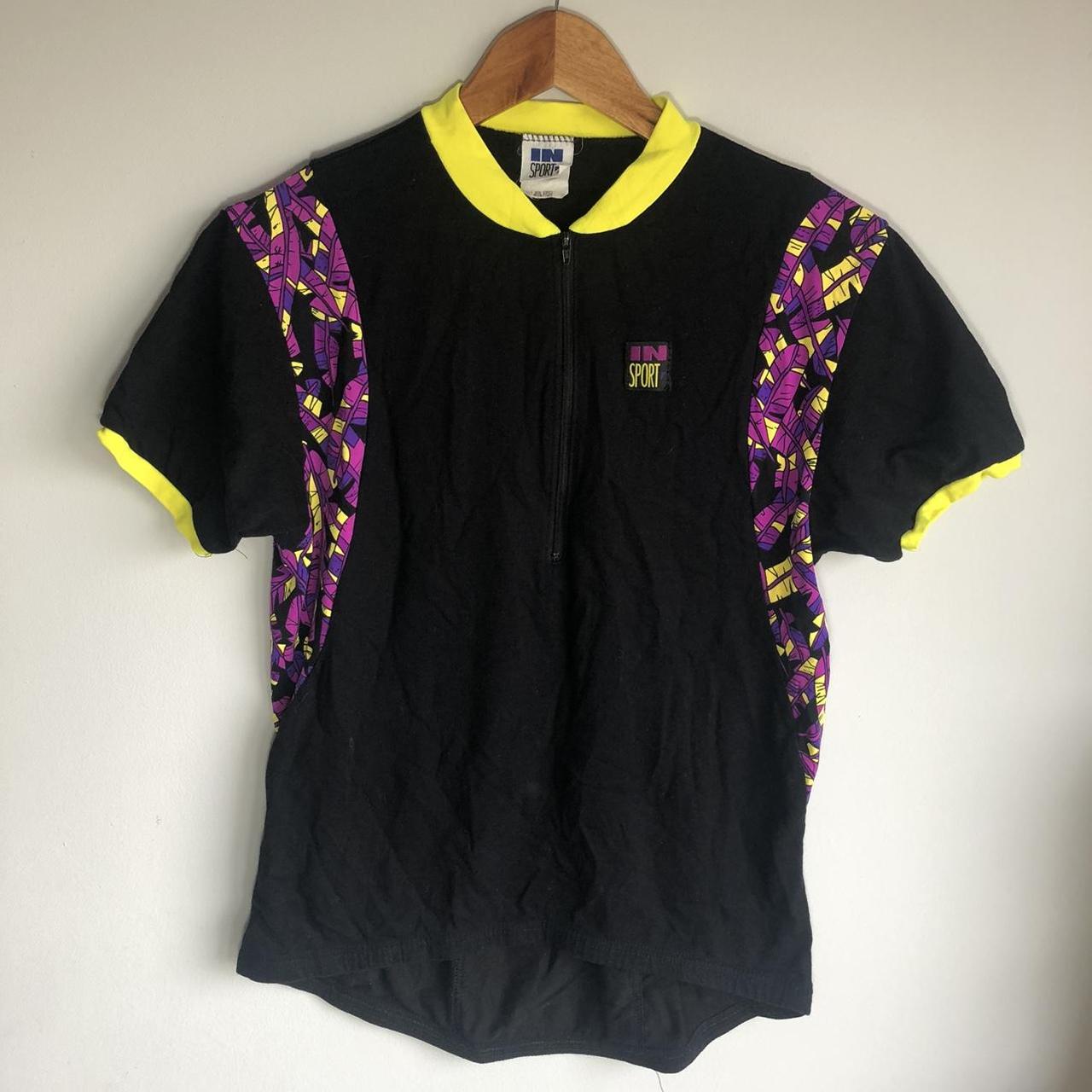 Women's Black and Purple Polo-shirts | Depop