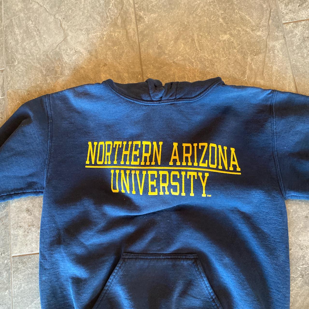 Northern Arizona University blue pullover hoodie... - Depop