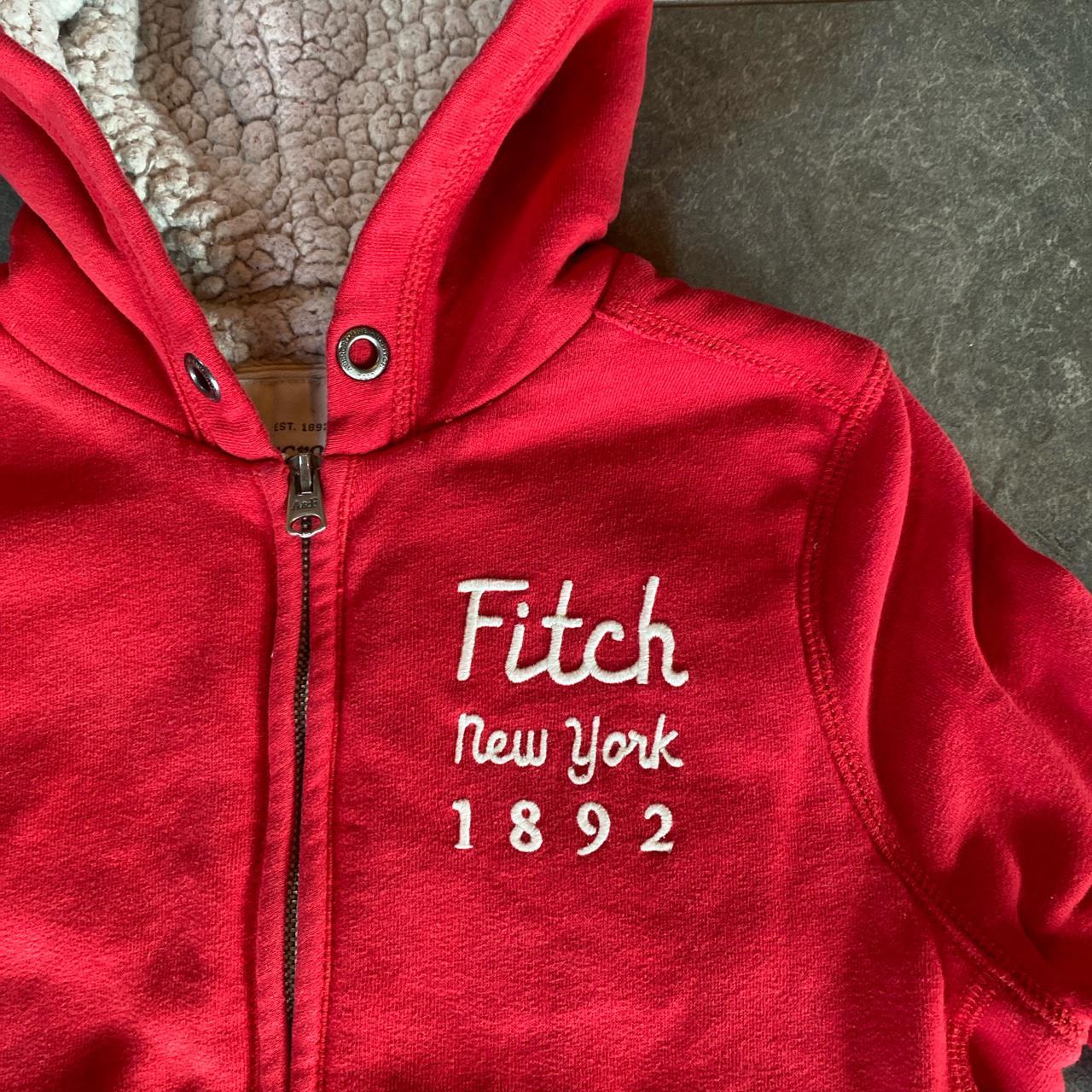 Abercrombie & Fitch New York full zip Sherpa lined Depop